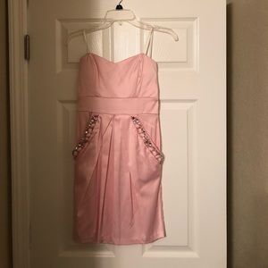 Blush pink dress can be worn dressy or casual
